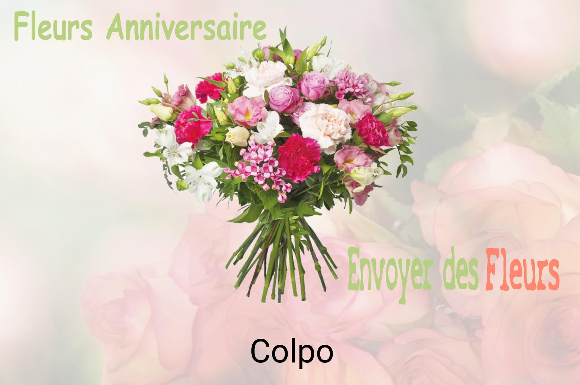 Bouquet de fleurs d’anniversaire livré à Colpo